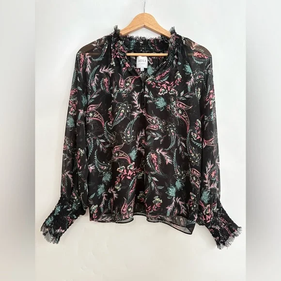 Misa Los Angeles Alexis Top Enchanted Paisley - Picture 2 of 9